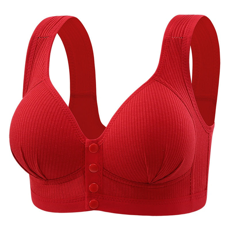 【✨1+1 bezpłatny】👙 Oddychający i przyjazny dla skóry biustonosz zapinany z przodu