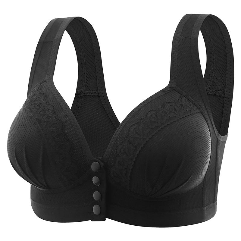 【✨1+1 bezpłatny】👙 Oddychający i przyjazny dla skóry biustonosz zapinany z przodu