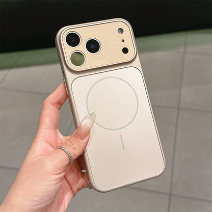 Új, luxusminőségű, matt fémes MagSafe ütésálló védőtok iPhone sorozathoz