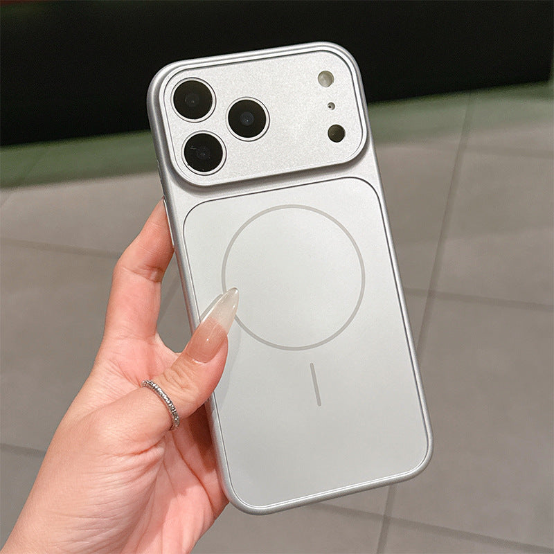 Új, luxusminőségű, matt fémes MagSafe ütésálló védőtok iPhone sorozathoz