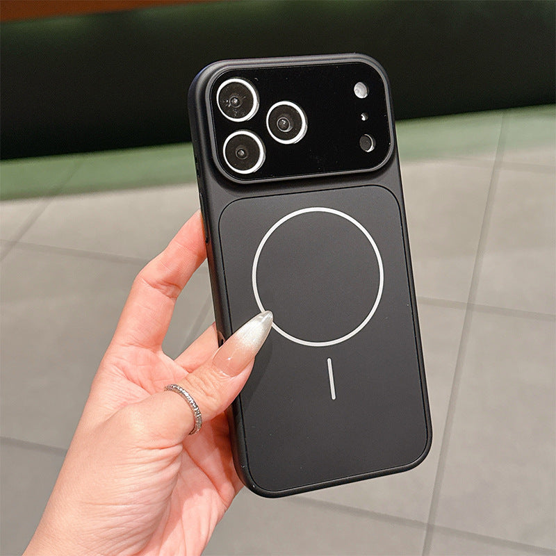 Új, luxusminőségű, matt fémes MagSafe ütésálló védőtok iPhone sorozathoz
