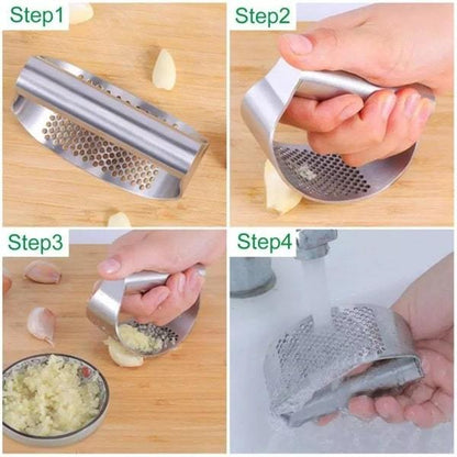 Rozsdamentes acél fokhagymaprés