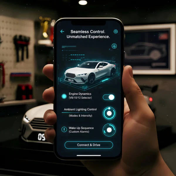 60% kedvezmény!! [Legjobb karácsonyi ajándék] Szuperautó ébresztőóra – GTR realisztikus motorral és fényeffektekkel