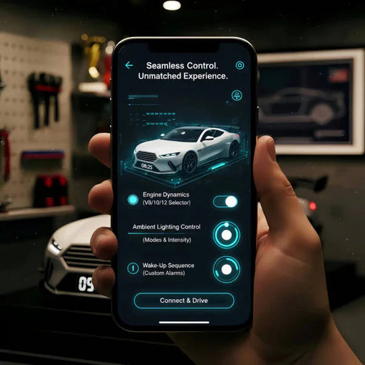 60% kedvezmény!! [Legjobb karácsonyi ajándék] Szuperautó ébresztőóra – GTR realisztikus motorral és fényeffektekkel