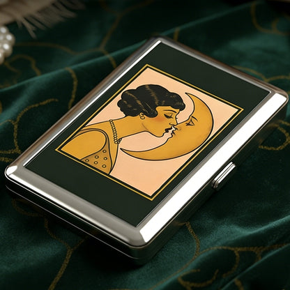 🎁Retro art deco stílusú, többfunkciós kártyatárca és pénztartó, RFID-lopásgátló funkcióval