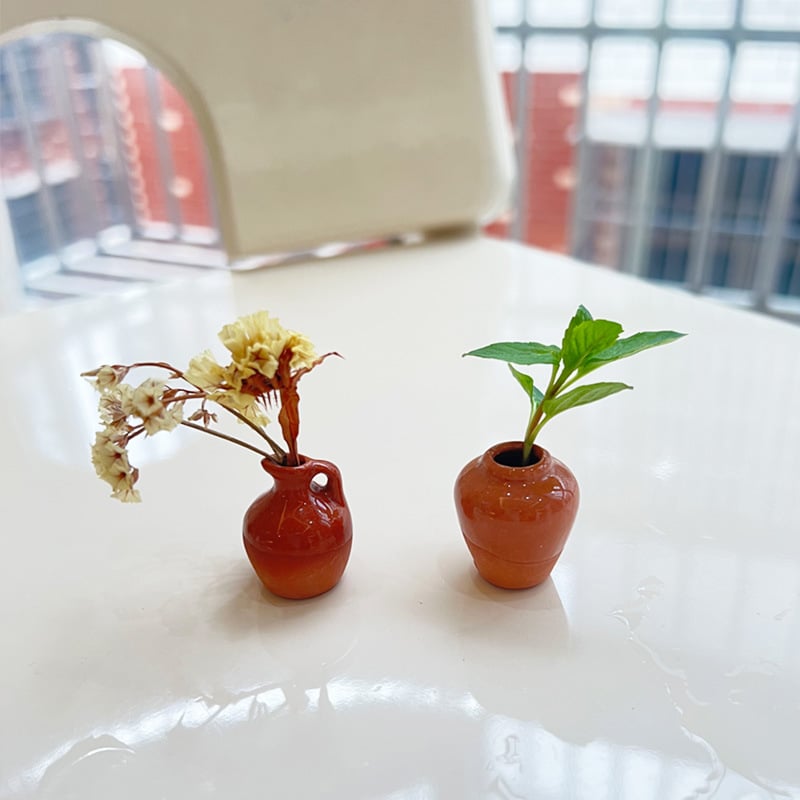🎁🌸 Mini kerámia váza hűtőmágnes