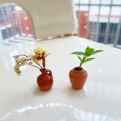 🎁🌸 Mini kerámia váza hűtőmágnes