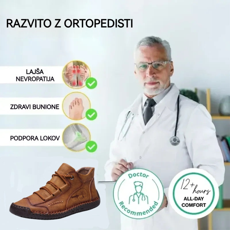 🔥70 % popusta danes za omejen čas - Udobna italijanska zimska obutev VERNOAN®. ✅ Nedrseča in topla. Ročno izdelana iz govejega usnja.