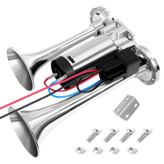 🔥Vonat sziréna szett 150 dB kompresszorral