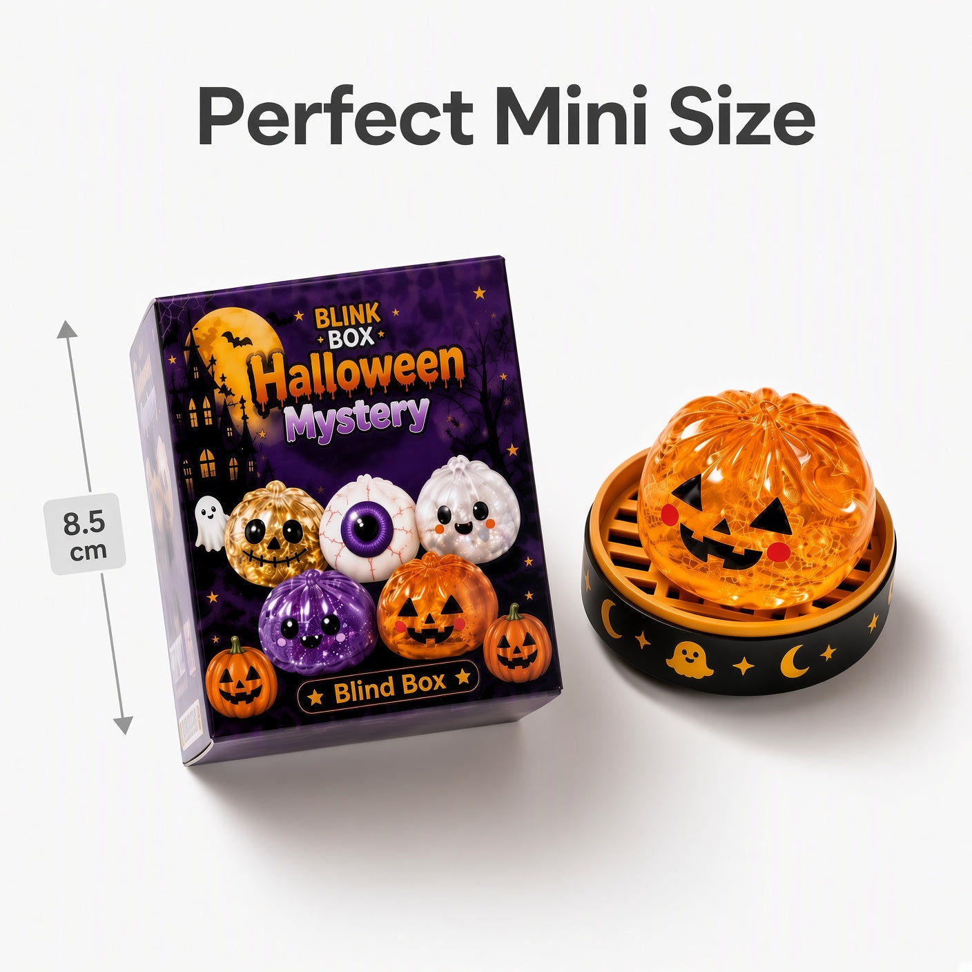 Halloweeni villogó nyomós játék