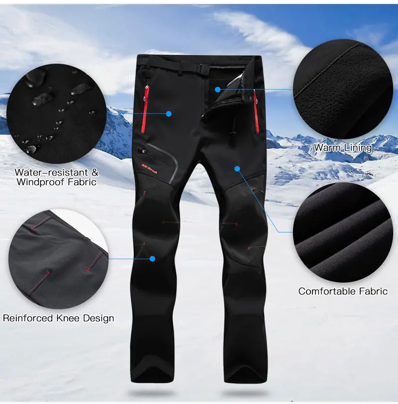 【🎁Karácsonyi ajánlat🎄】【S-5XL】2025 Új Őszi és Téli Férfi Kültéri Vízálló és Meleg Bársony Overallok