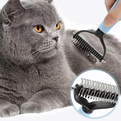 Téged is zavar a háziállat folyamatos szőrhullása otthon? 😩🐾 Kétoldalas fésű háziállatok szőrének eltávolításához – professzionális szőrtisztítás otthon!