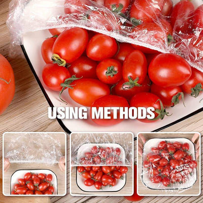 🥗 100 lapos rugalmas műanyag fóliacsomag – hosszabb ideig frissen tartja az élelmiszereket és időt takarít meg ✨