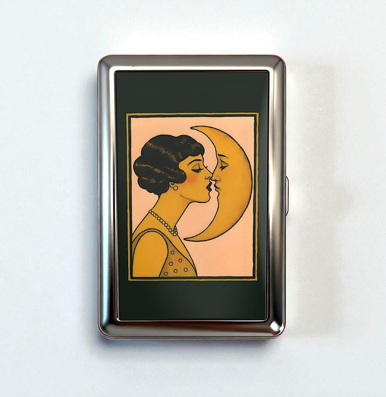 🎁Retro art deco stílusú, többfunkciós kártyatárca és pénztartó, RFID-lopásgátló funkcióval