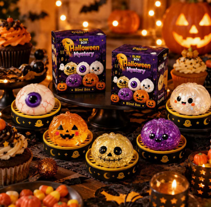 Halloweeni villogó nyomós játék