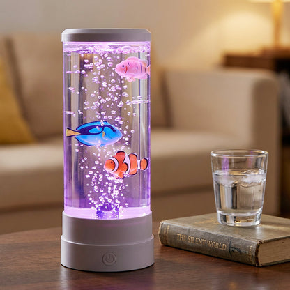 LED Buborékos Hal Akvárium Lámpa