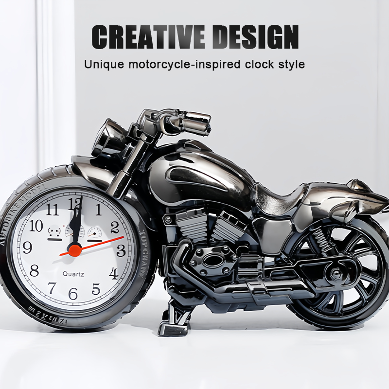 🎅 ÜNNEPI KIÁRUSÍTÁS🏍️⏰Kreatív Motoros Ébresztőóra🎁