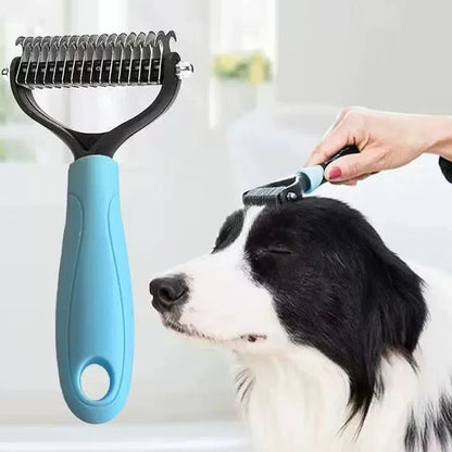 Téged is zavar a háziállat folyamatos szőrhullása otthon? 😩🐾 Kétoldalas fésű háziállatok szőrének eltávolításához – professzionális szőrtisztítás otthon!