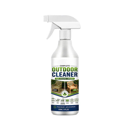 🌿 Tisztító spray kültéri felületekre, gyors hatású folteltávolító teraszra, fa bútorokra és kültéri felületekre
