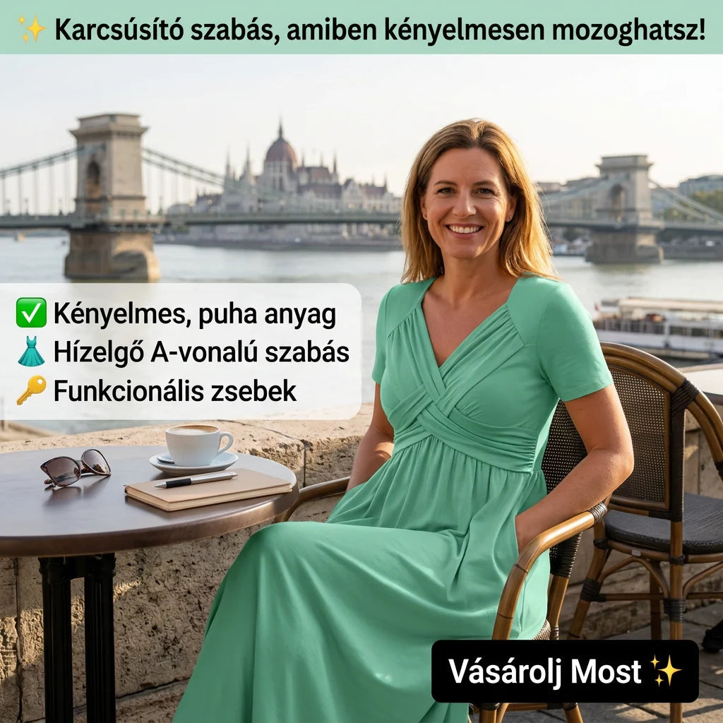 【S-3XL】👗Női V-nyakú rövid ujjú hosszú ruhák