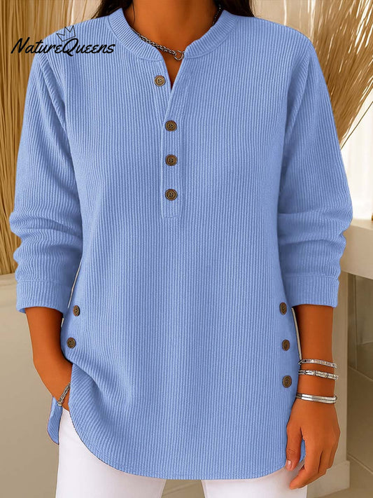 Női bő szabású, hosszú ujjú, egyszínű kötött pulóver