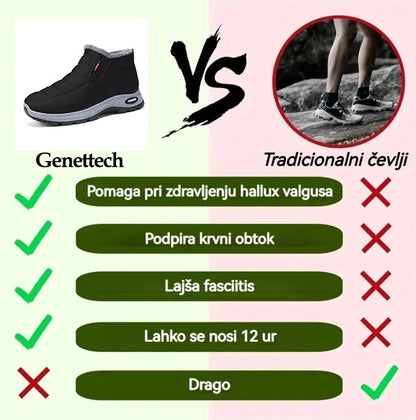 Ergonomikus, téli ortopéd cipő láb-, térd- és hátfájásra - unisze