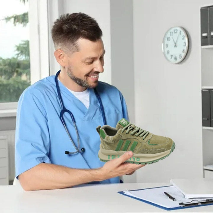 【⏰50% kedvezmény ma - Ne hagyja ki】 Ergonomikus kialakítású ortopéd cipők - Kiváló minőségű bőr + kézzel varrott 👞