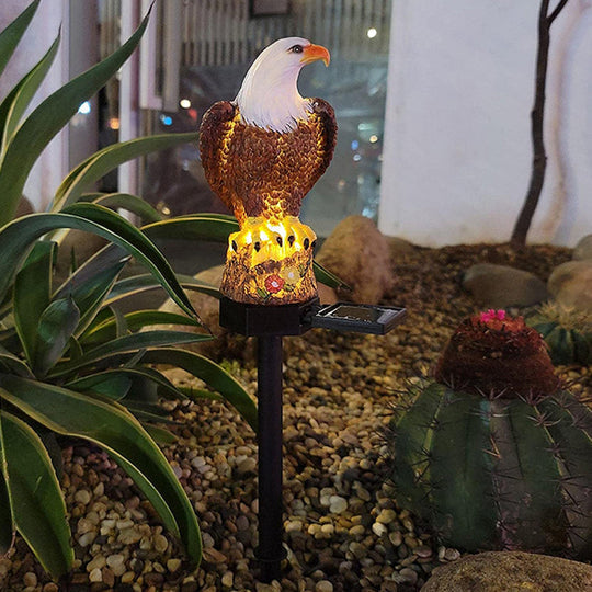 🦉🦅Solarna sowa ogrodowa dekoracyjna lampa krajobrazowa