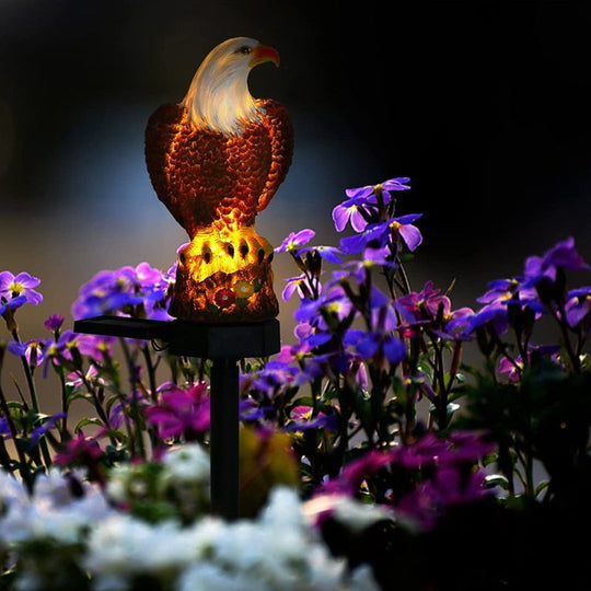 🦉🦅Solarna sowa ogrodowa dekoracyjna lampa krajobrazowa