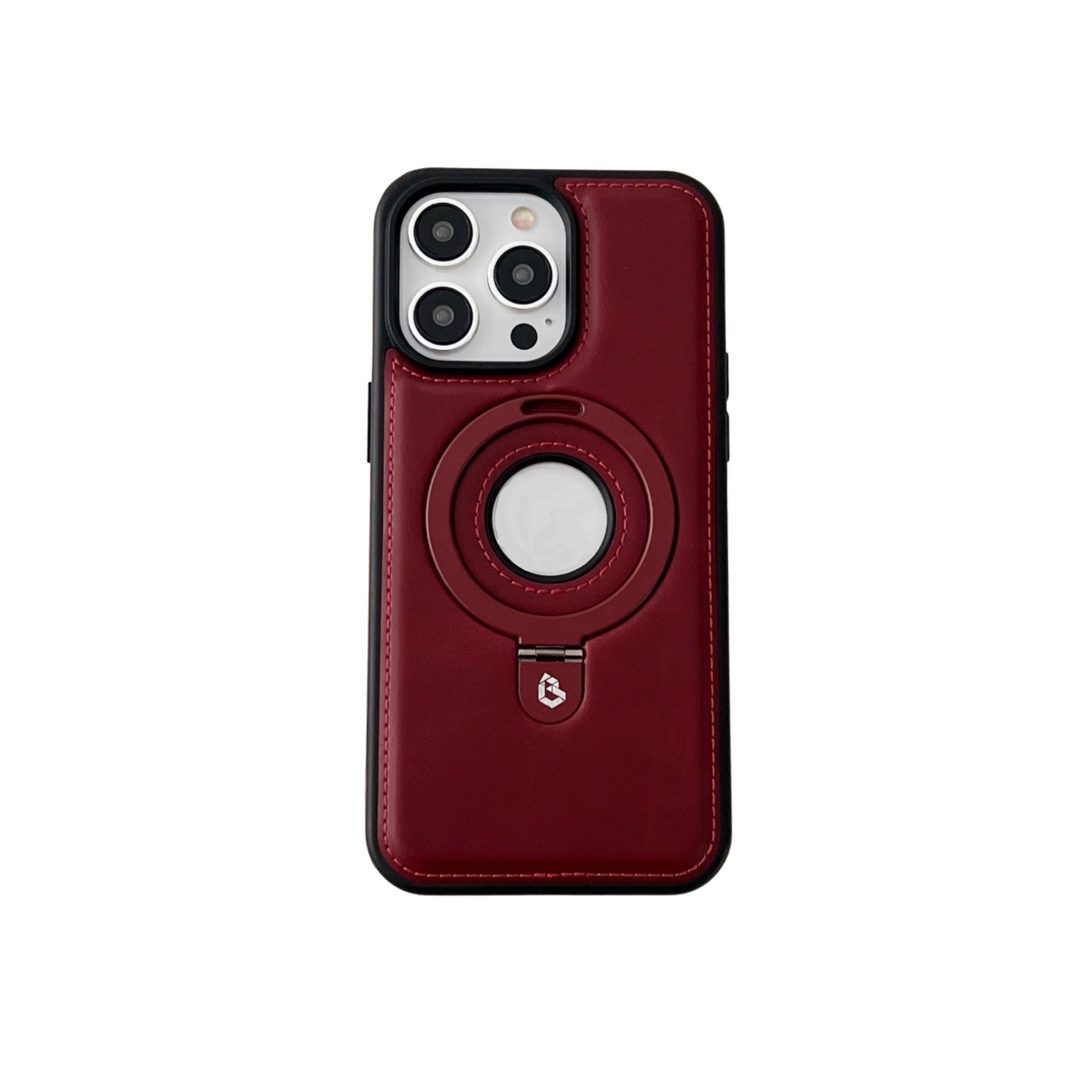 ✨✨✨Luksusowe etui na iPhone'a z niewidoczną podstawką ze sztucznej skóry