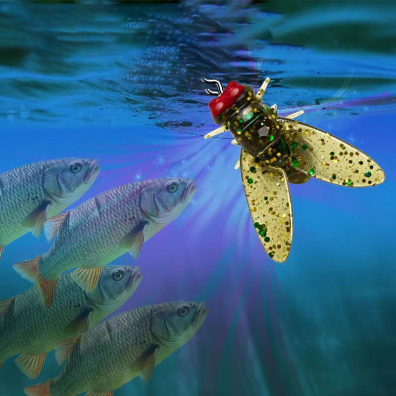 【🐟Łatwo złowić dużą rybę】🎣Symulowane muchy Wędkarski haczyk na przynętę