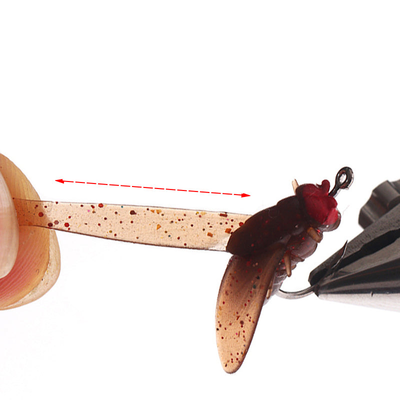【🐟Łatwo złowić dużą rybę】🎣Symulowane muchy Wędkarski haczyk na przynętę