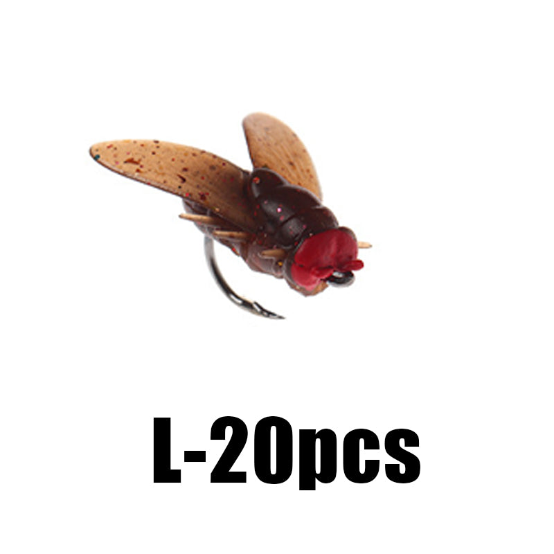 【🐟Łatwo złowić dużą rybę】🎣Symulowane muchy Wędkarski haczyk na przynętę