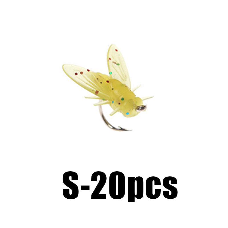 【🐟Łatwo złowić dużą rybę】🎣Symulowane muchy Wędkarski haczyk na przynętę