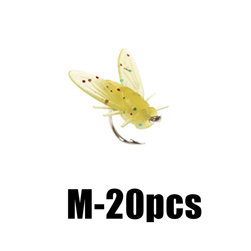 【🐟Łatwo złowić dużą rybę】🎣Symulowane muchy Wędkarski haczyk na przynętę
