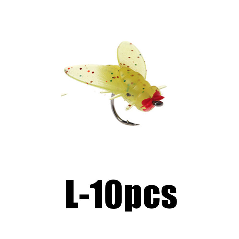【🐟Łatwo złowić dużą rybę】🎣Symulowane muchy Wędkarski haczyk na przynętę