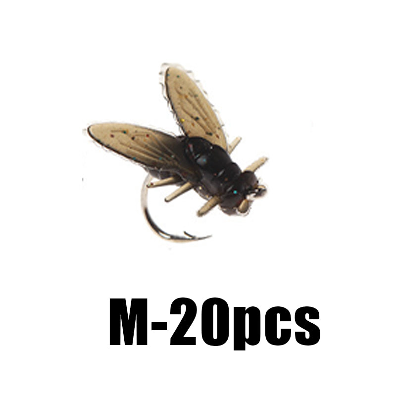 【🐟Łatwo złowić dużą rybę】🎣Symulowane muchy Wędkarski haczyk na przynętę