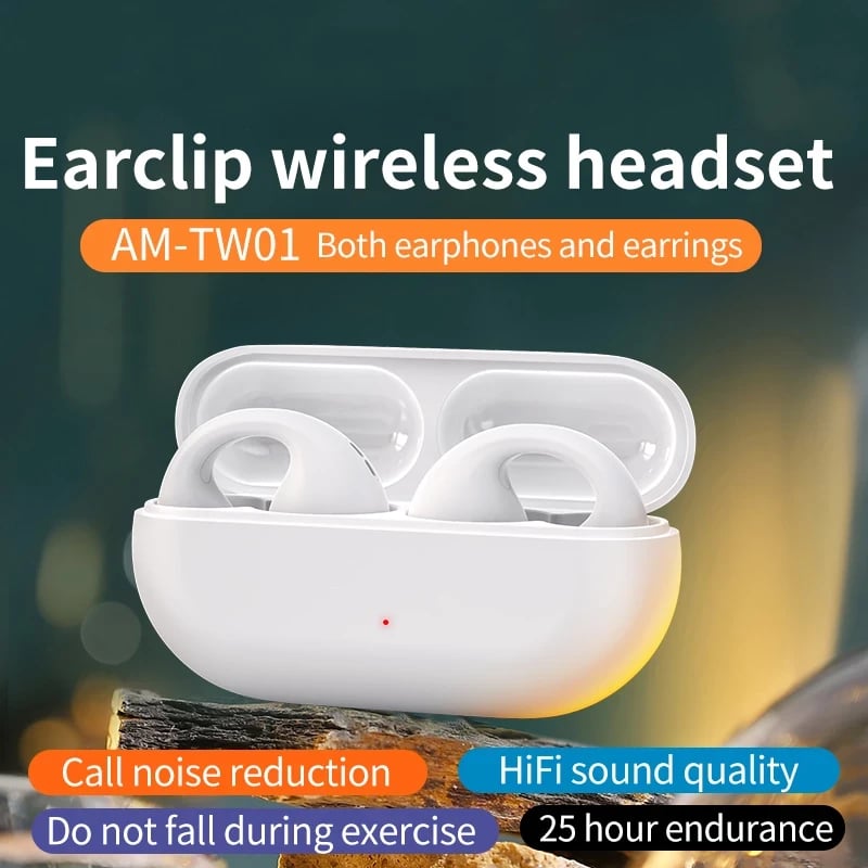 🎧Zestaw słuchawkowy Bluetooth z klipsem na ucho