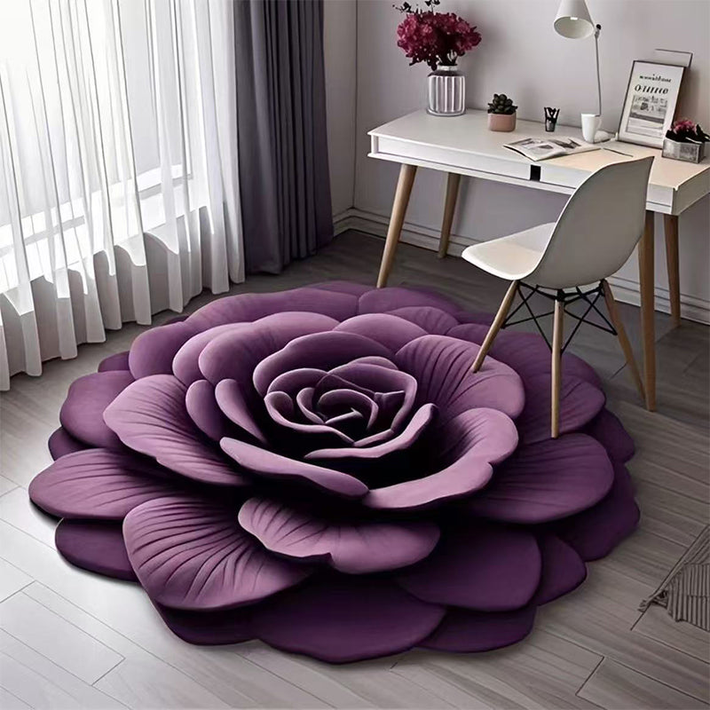 🏠2025 Nowa Moda🌸Mata podłogowa Floral Plush & Diatomaceous Earth