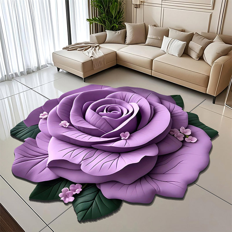 🏠2025 Nowa Moda🌸Mata podłogowa Floral Plush & Diatomaceous Earth