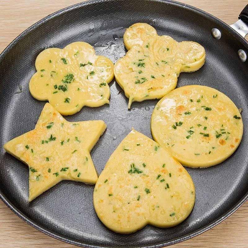 Pomocnik kuchenny 🎁 Foremki do omletów ze stali nierdzewnej