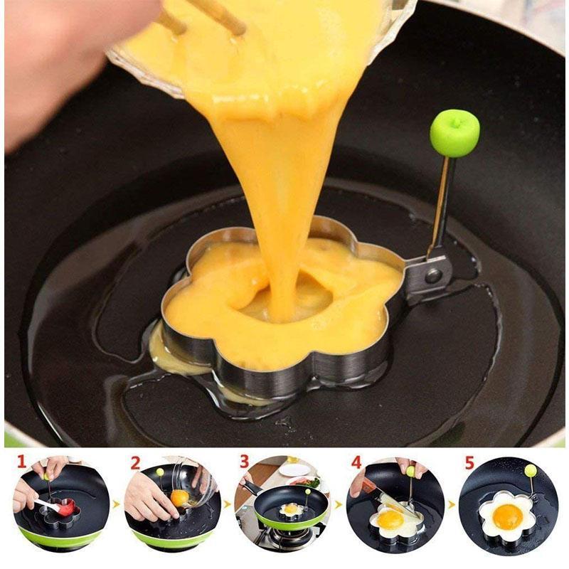 Pomocnik kuchenny 🎁 Foremki do omletów ze stali nierdzewnej