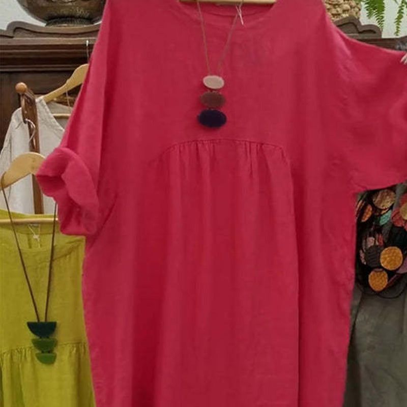 👗 Luźne kieszenie sukienki