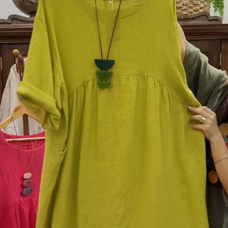 👗 Luźne kieszenie sukienki
