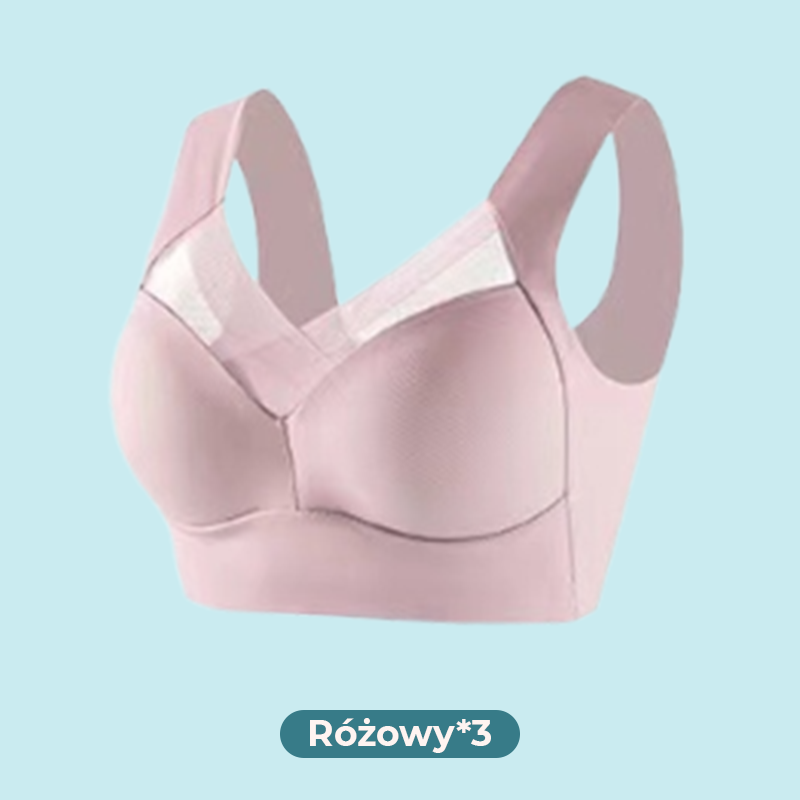 ⏳ Tylko dzisiaj! Kup 1, otrzymaj 2 gratis！Damski bezszwowy, oddychający biustonosz bez fiszbin 📦 Płatność przy odbiorze!