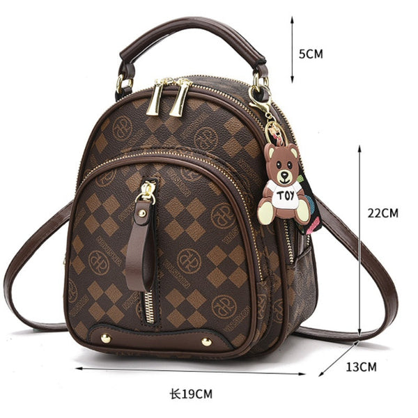 Divatos hátizsák gyémánt mintával