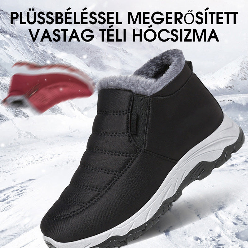 Plüssbéléssel Megerősített Vastag Téli Hócsizma