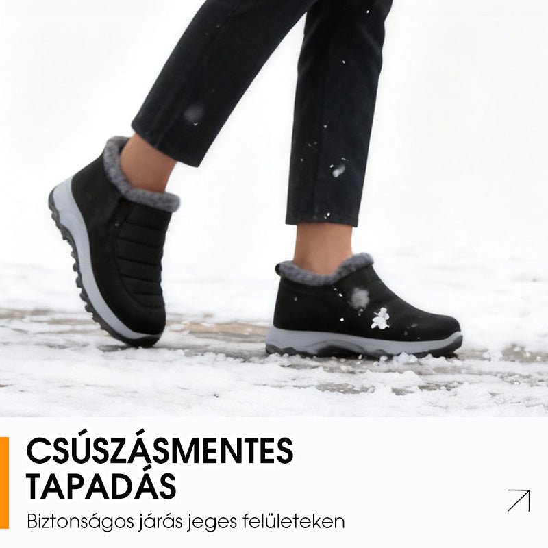 Plüssbéléssel Megerősített Vastag Téli Hócsizma