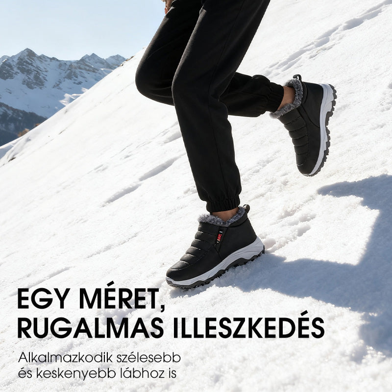 Plüssbéléssel Megerősített Vastag Téli Hócsizma