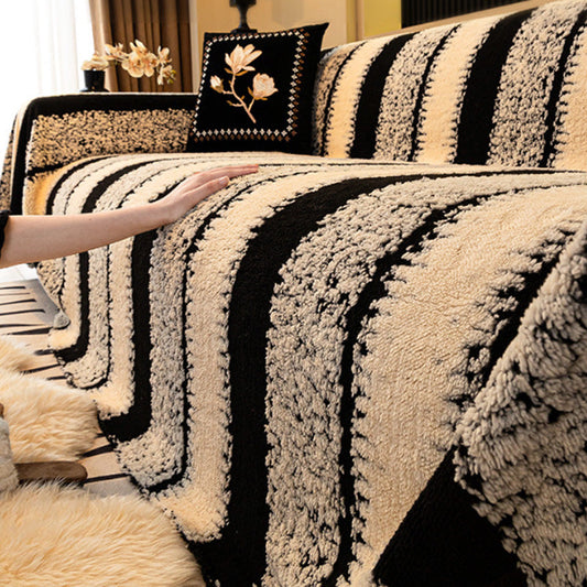 Puha, plüss, csúszásmentes kanapéhuzat